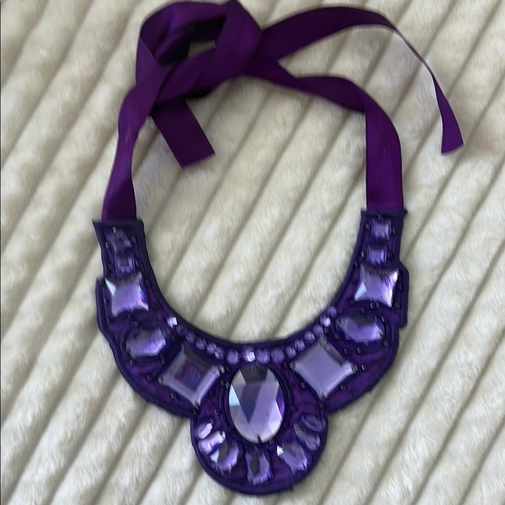 Vintage Beaded Bib Statement Necklace - Picture 2 of 5